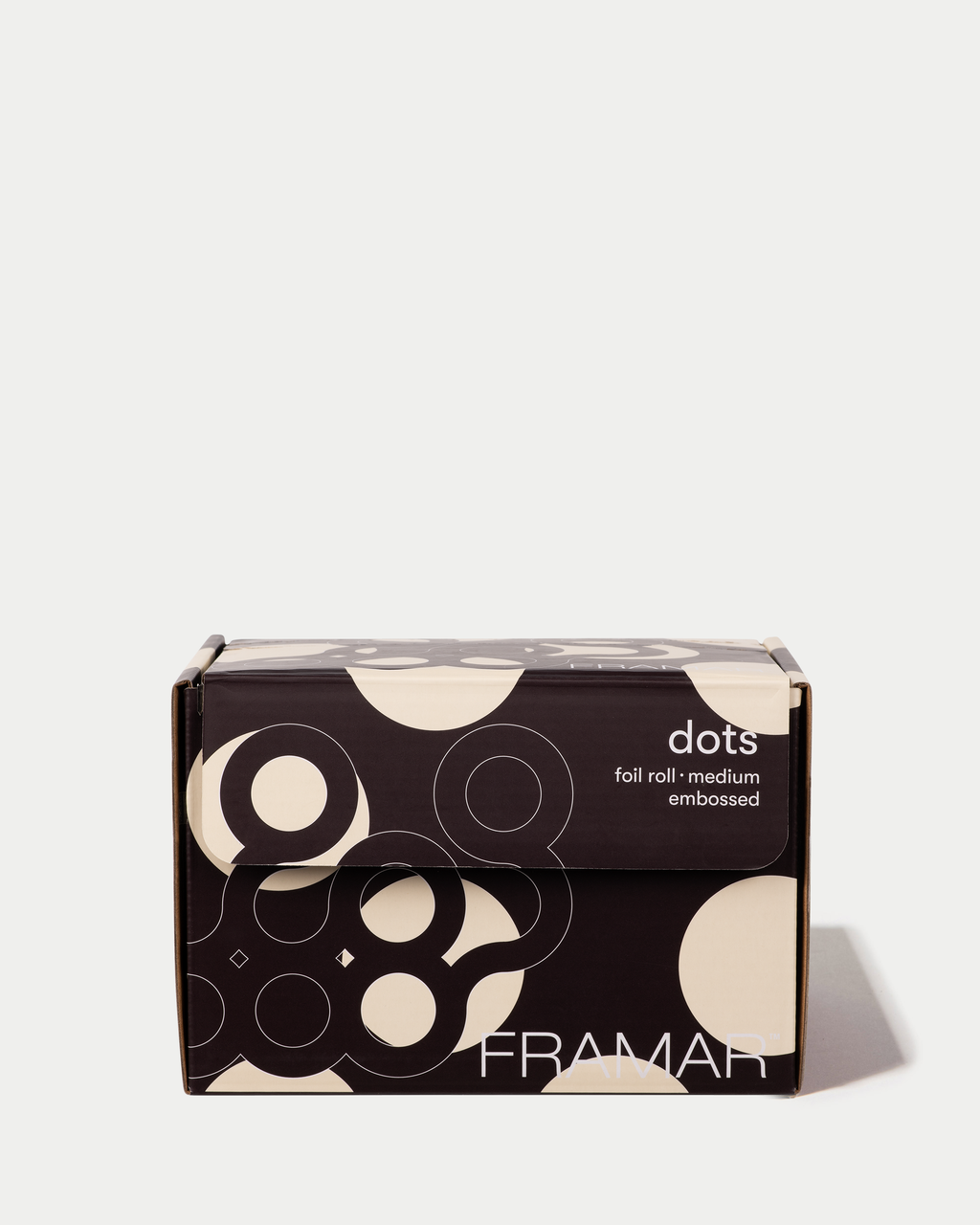 Embossed Roll Big Brown Dots