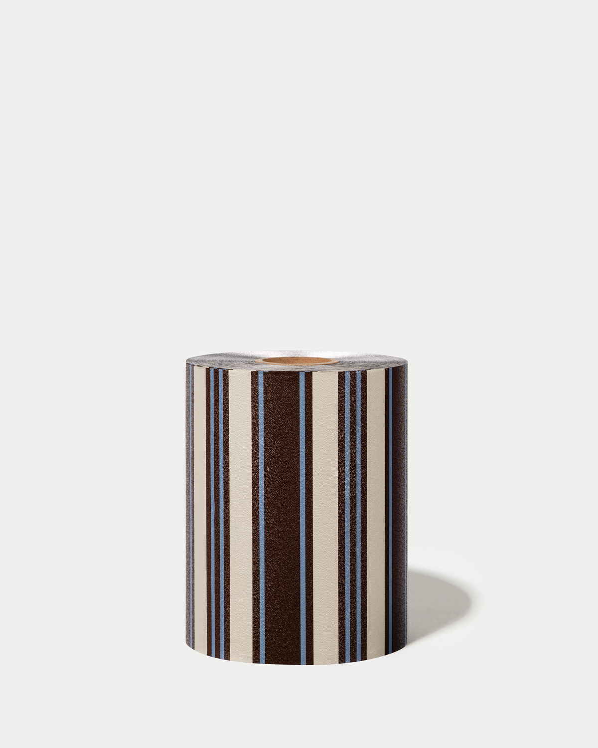 Embossed Roll Blue Chocolate Stripes