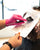 Pink Paws Nitrile Gloves - 100 Count
