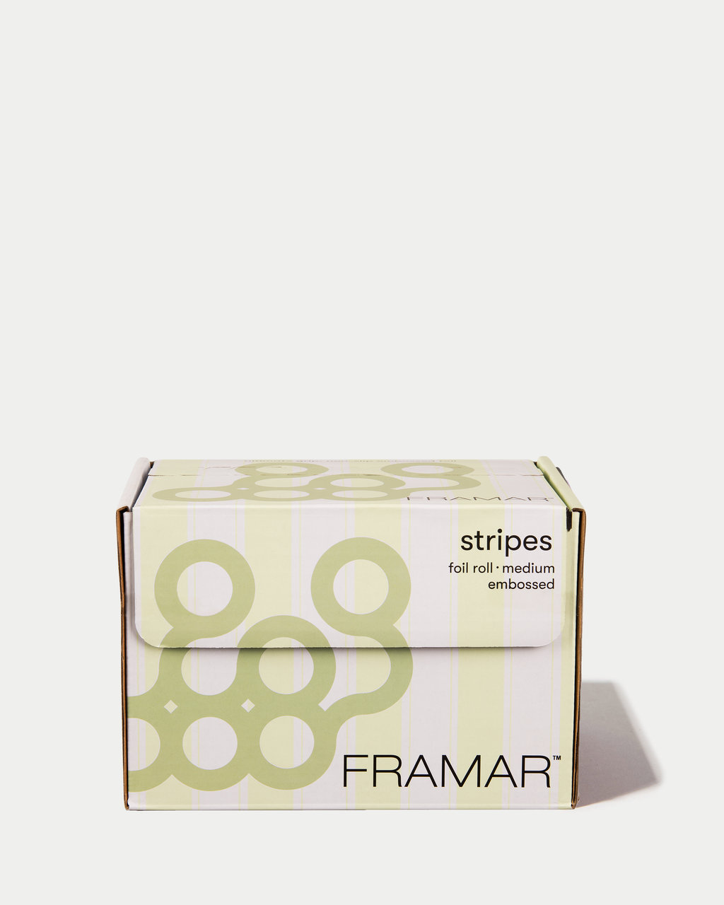 Embossed Roll - Celery Stripes