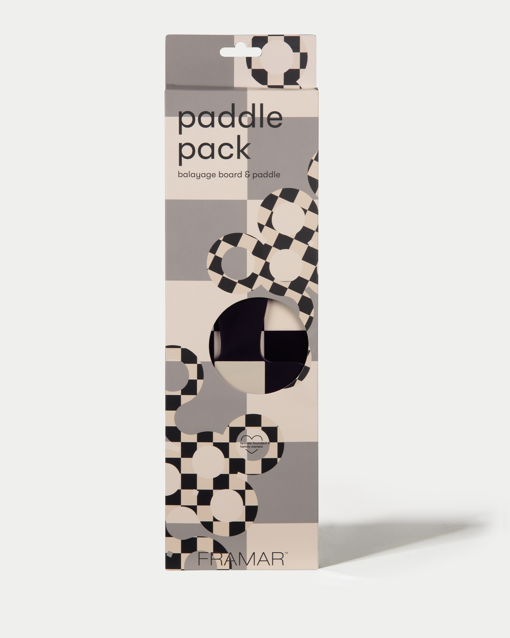 Black and Cream Checked Out - Paddle Pack