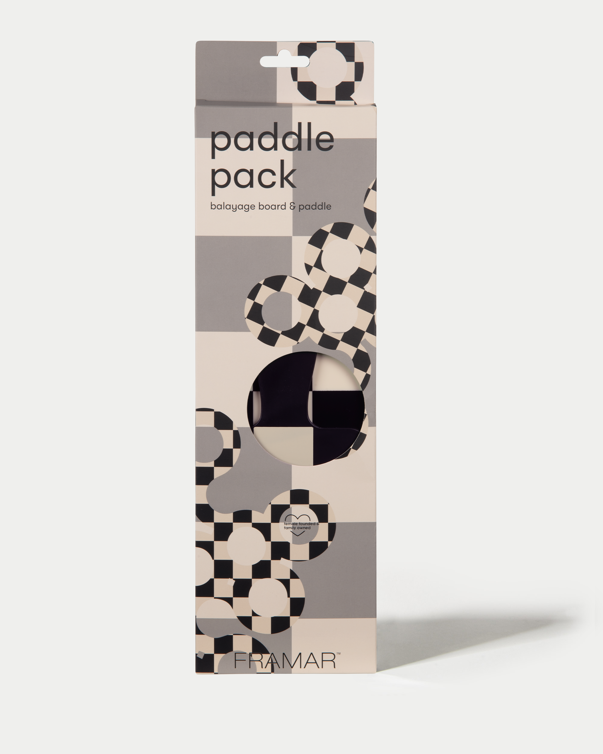 Black and Cream Checked Out - Paddle Pack