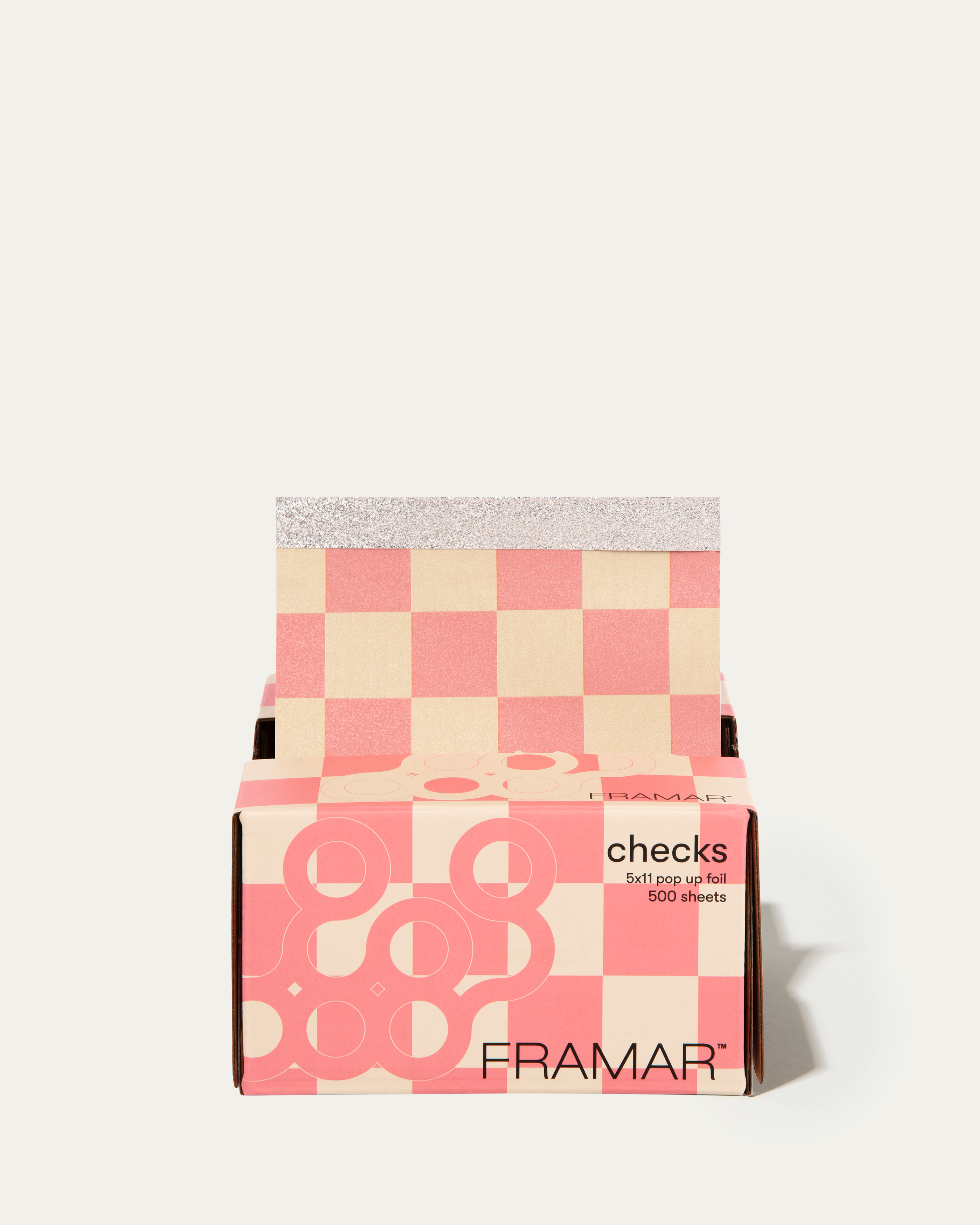 Beige & Pink Checks - Pop Up