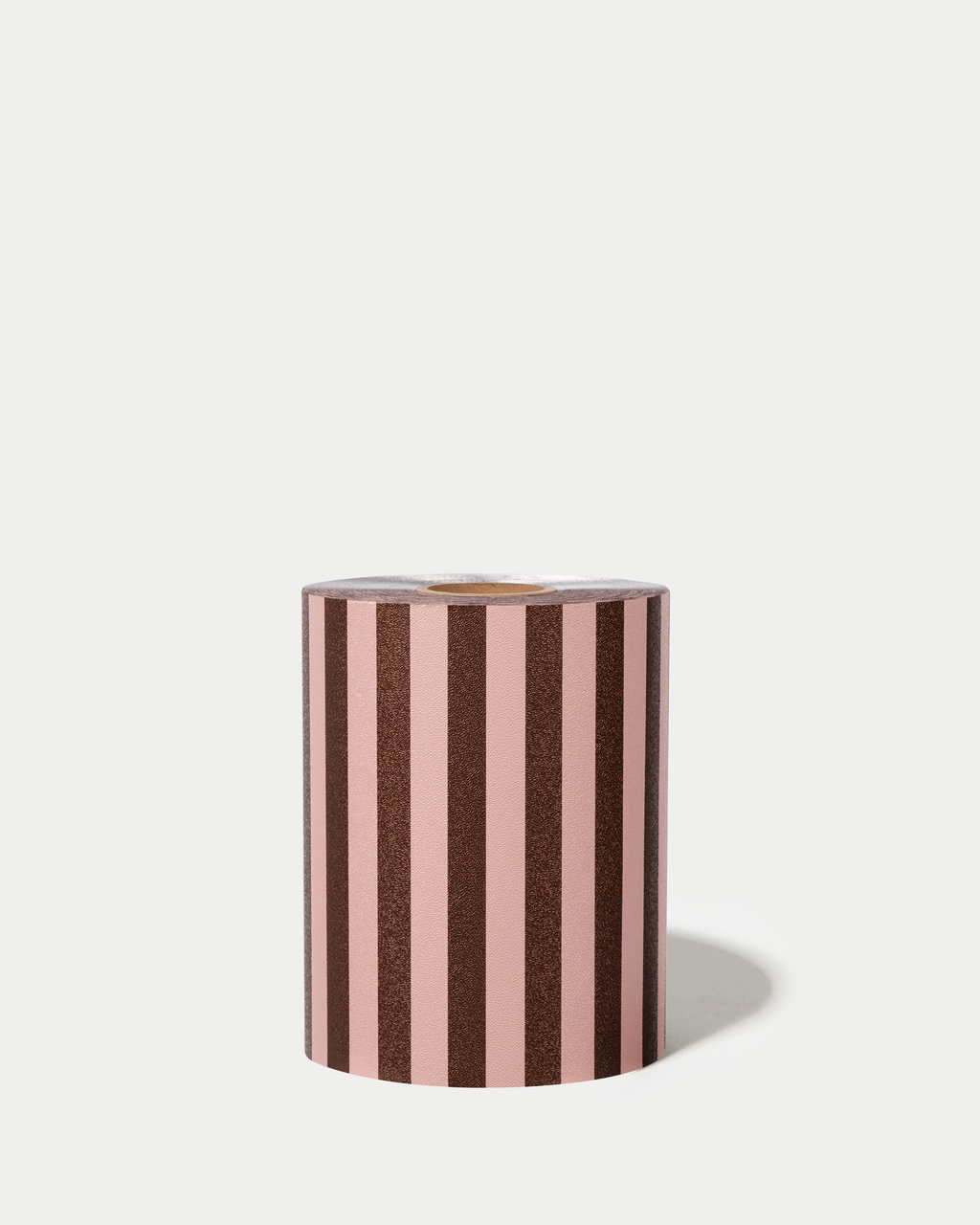 Embossed Roll Pink Chocolate Stripes