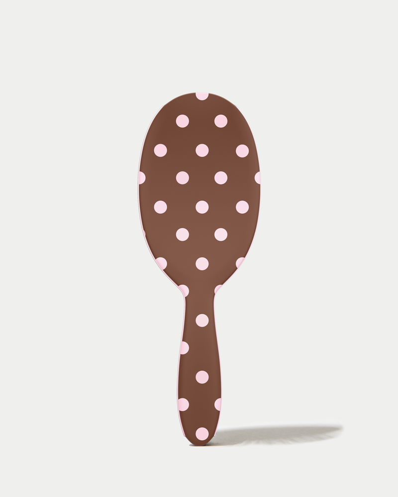 Polish Brush Chocolate Polka Dots