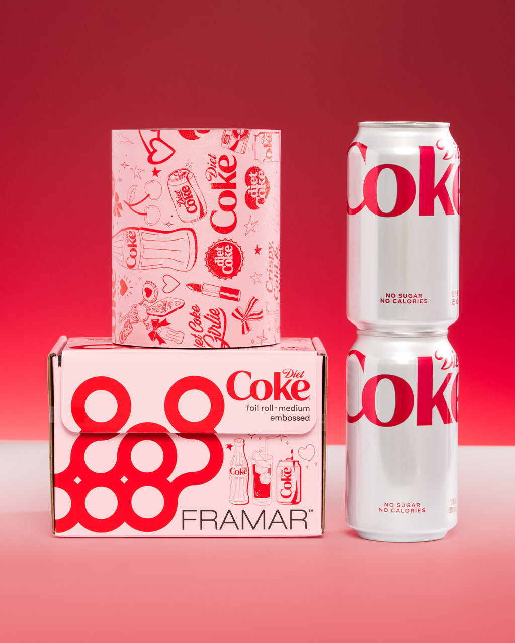 Diet Coke - Embossed Roll 320ft.
