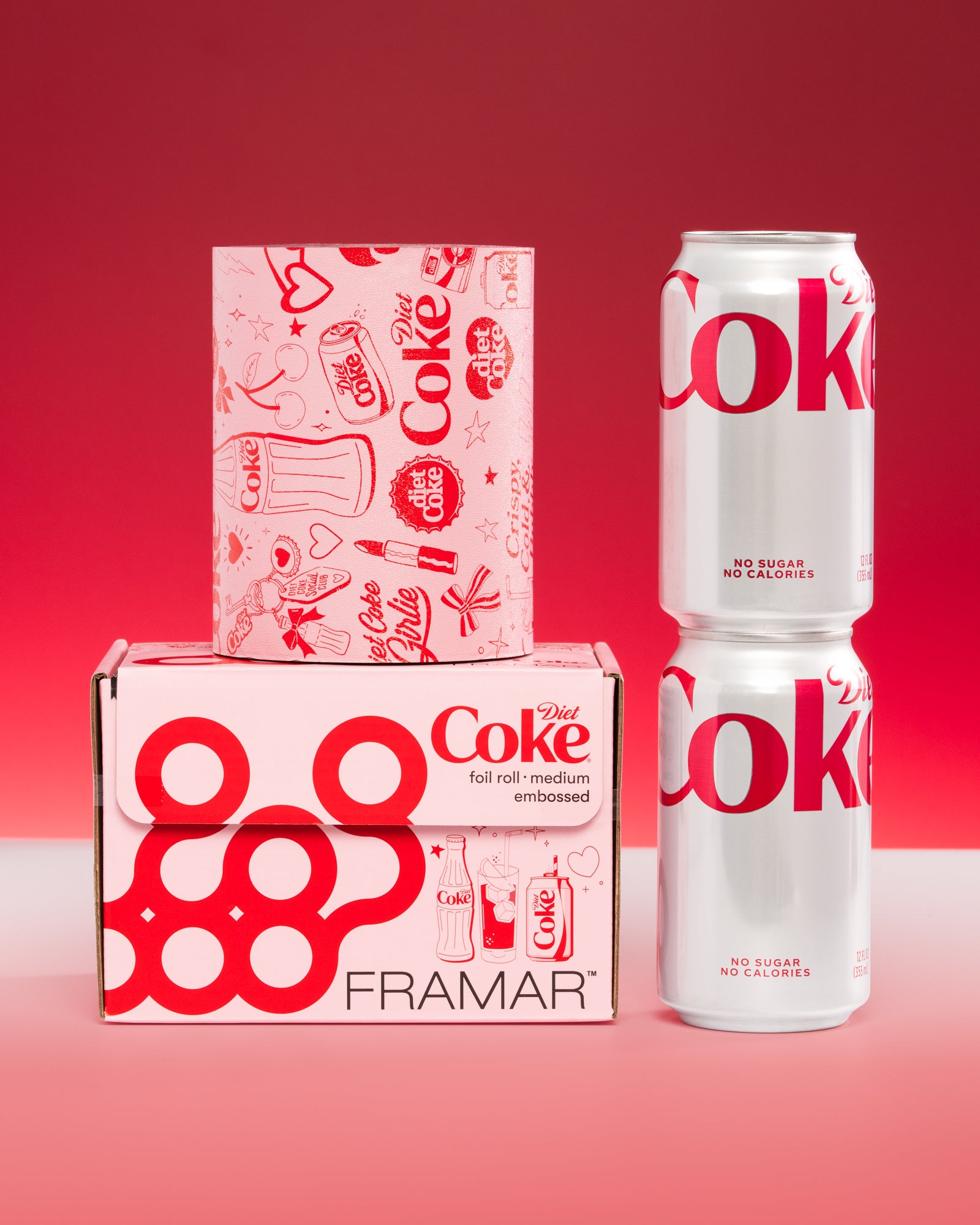 Diet Coke - Embossed Roll 320ft.