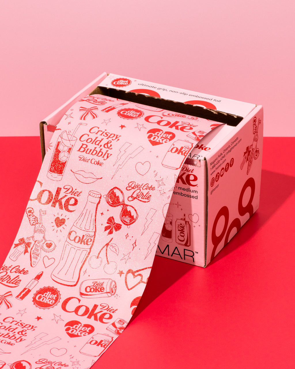 Diet Coke - Embossed Roll 320ft.