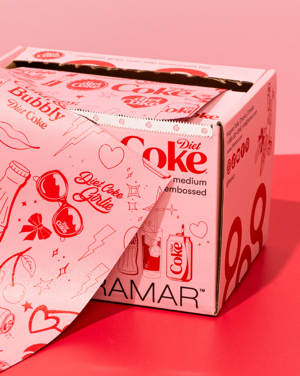 Diet Coke - Embossed Roll 320ft.