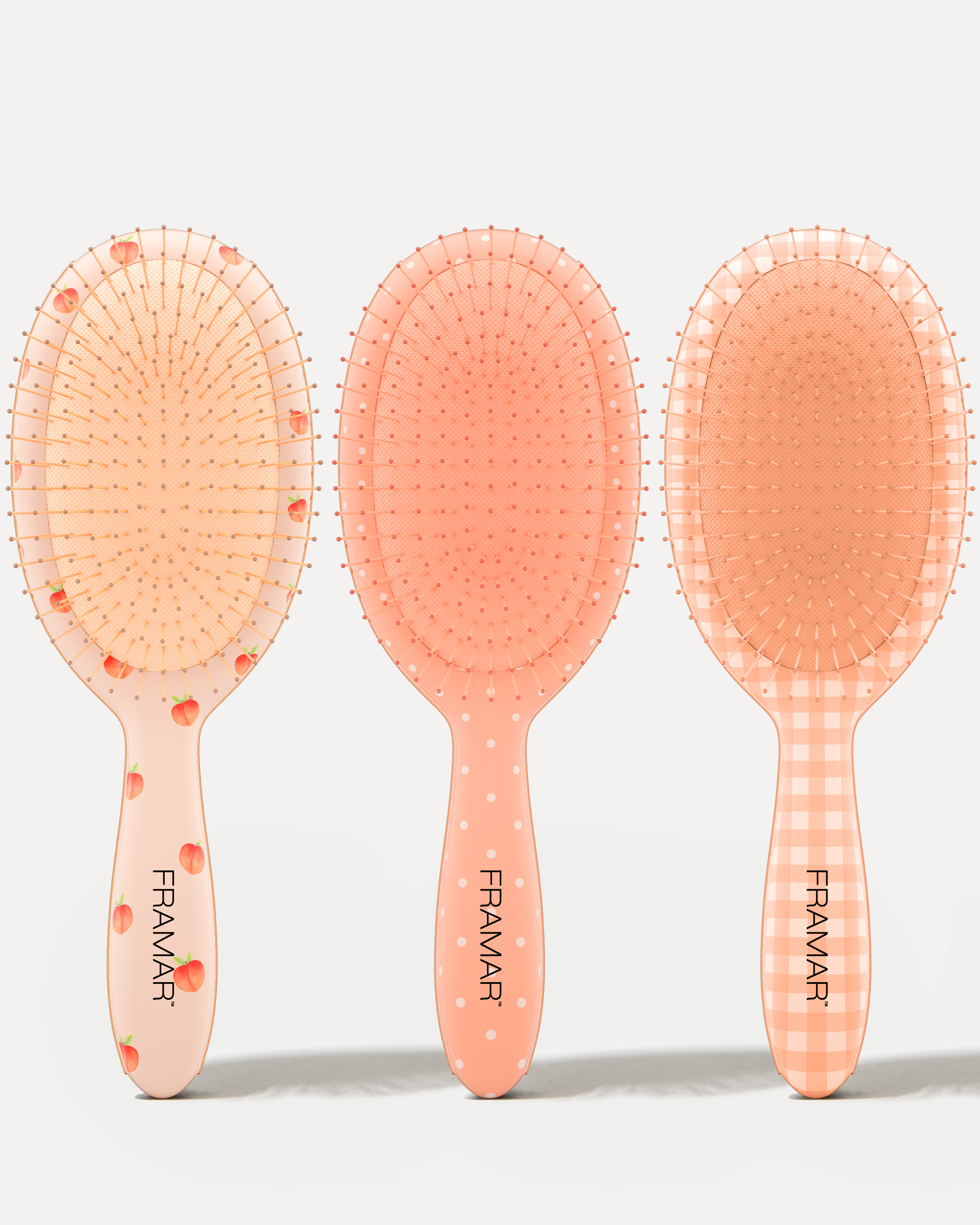 Peach Please - 9PC Detangle Brush Display