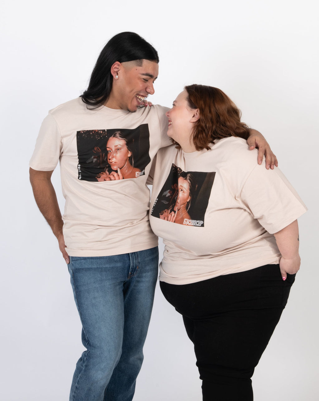 Vintage Maria Tee - Tan