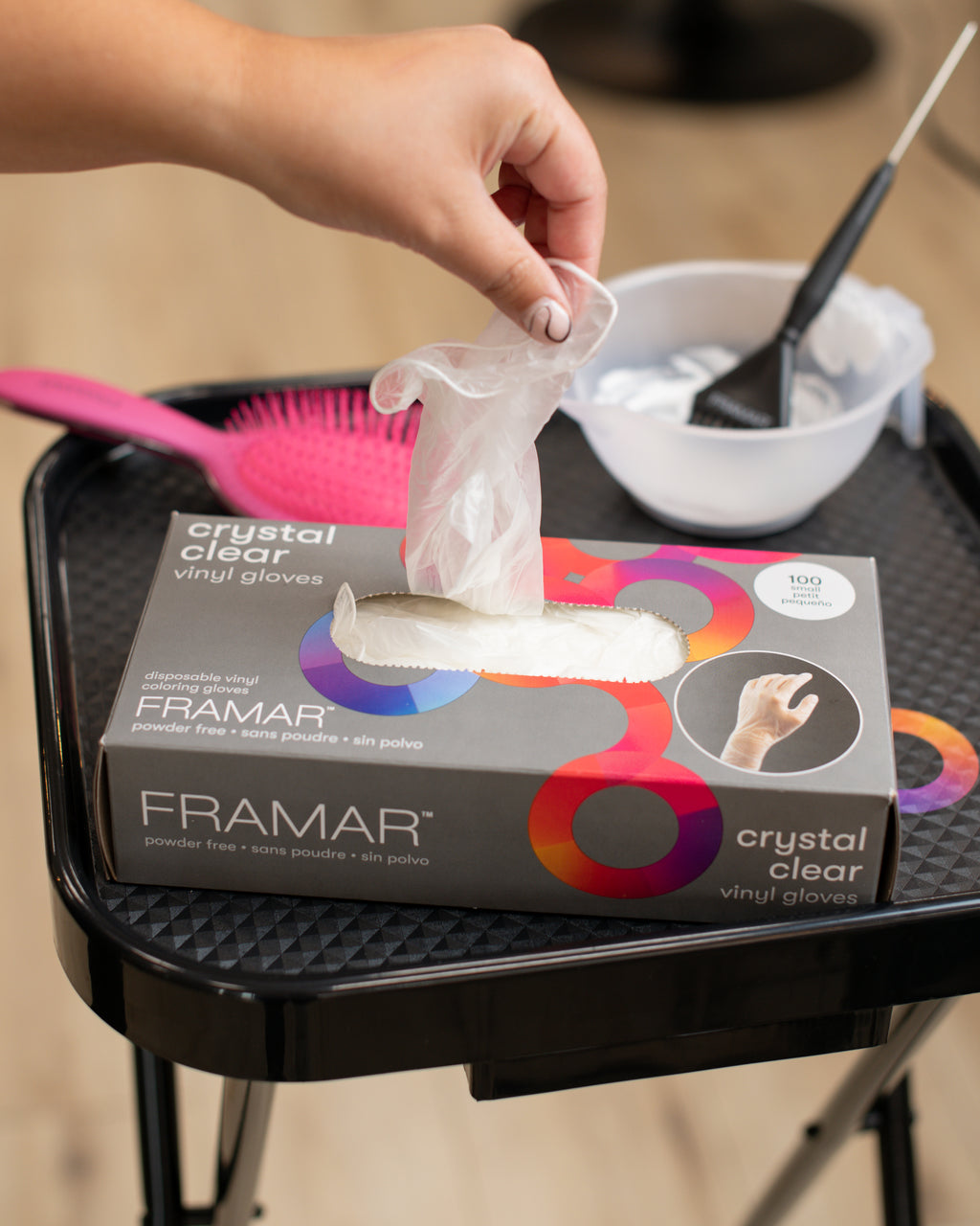Crystal Clear Vinyl Gloves - 100 Count