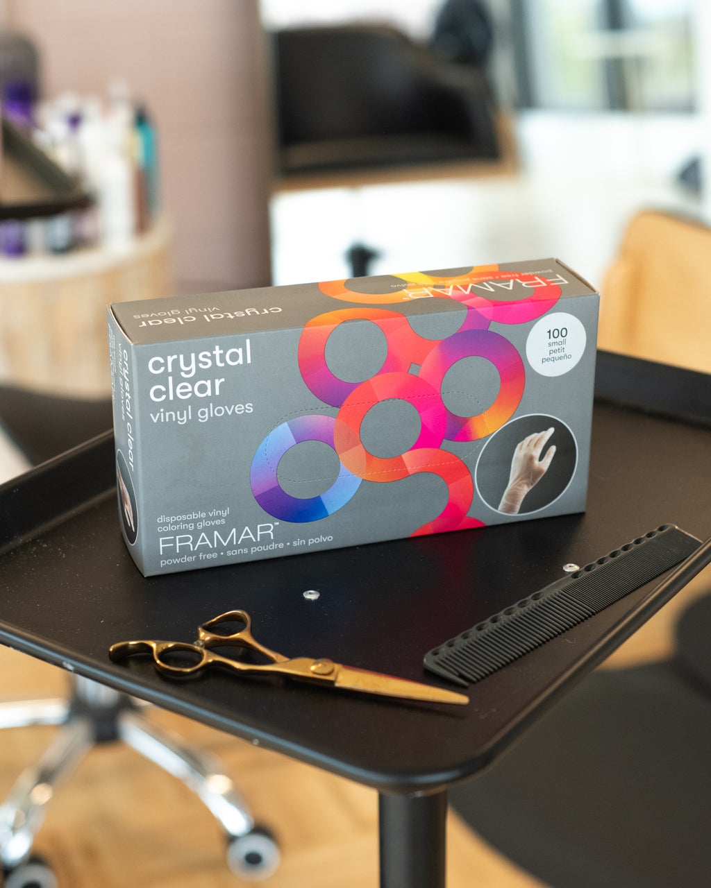 Crystal Clear Vinyl Gloves - 100 Count