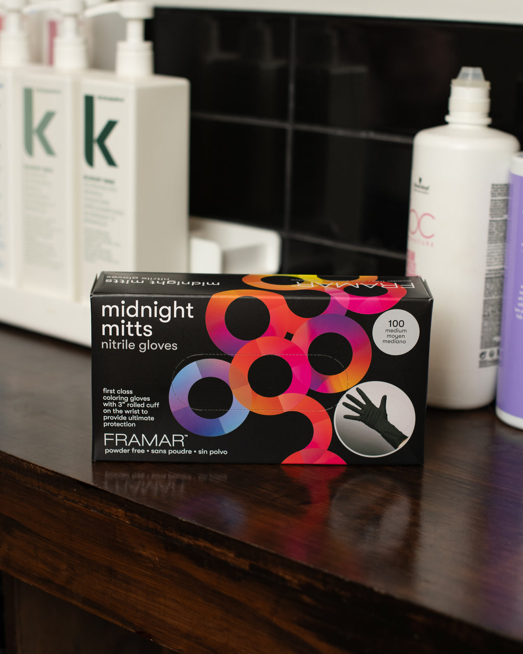 Midnight Mitts Nitrile Gloves - 100 Count