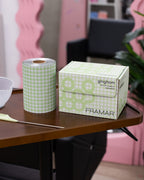 Embossed Roll - Green Gingham