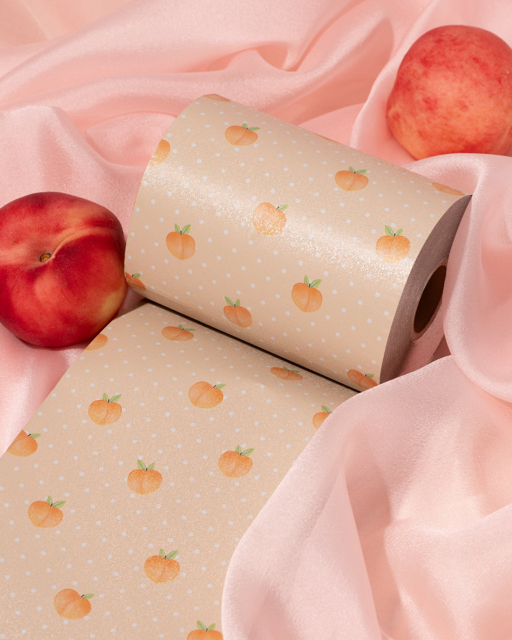 Peach Please - Embossed Roll