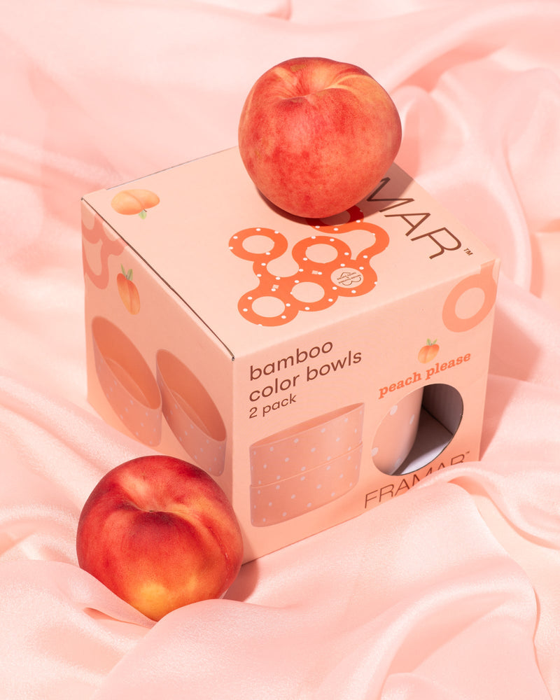 Peach Please - Bamboo Bowls 2PC