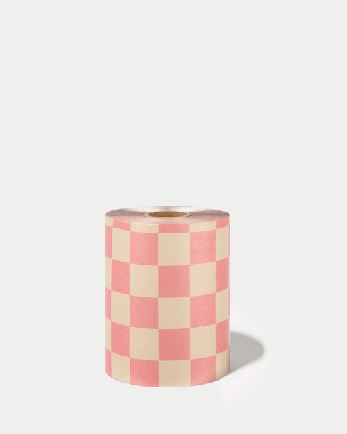 Beige & Pink Checks