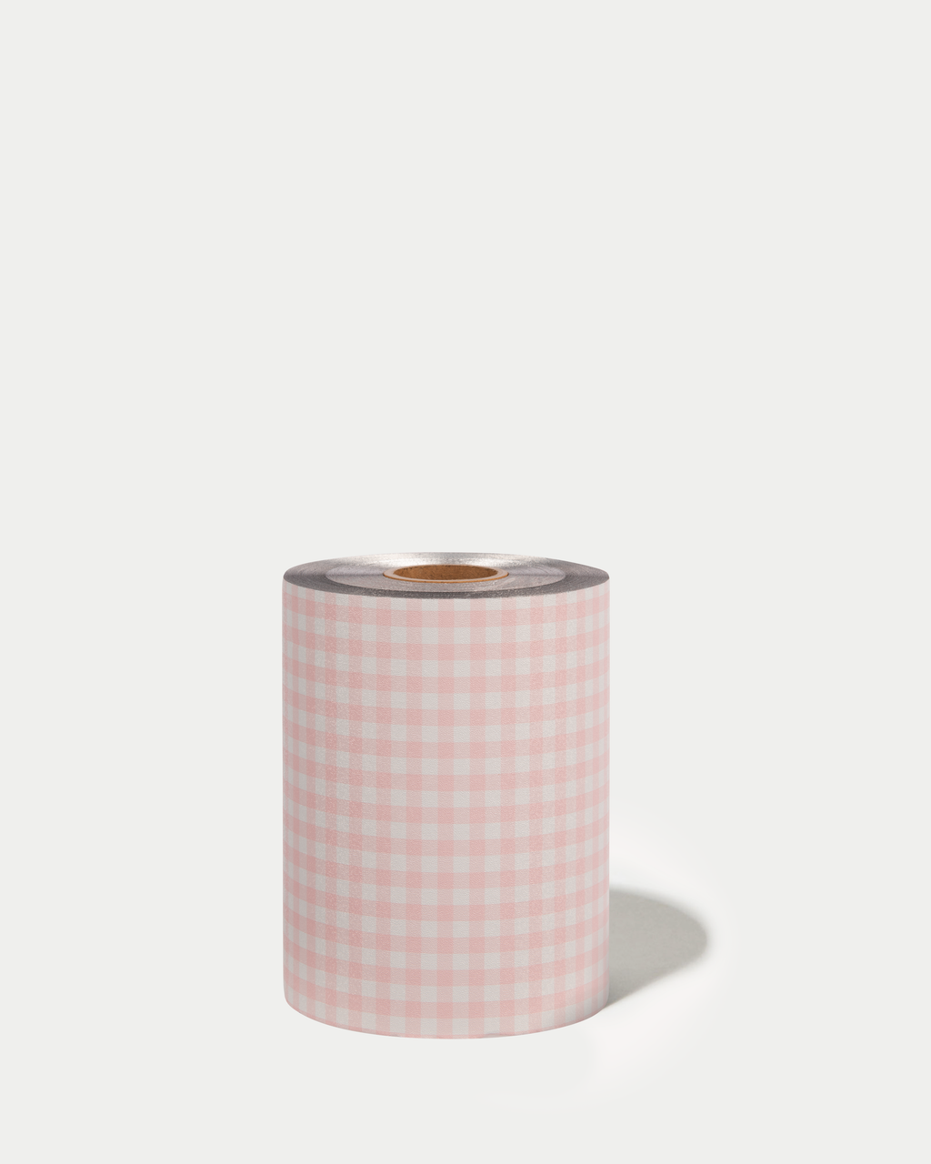 Embossed Roll - Pink Gingham