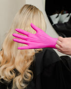 Pink Paws Nitrile Gloves - 100 Count