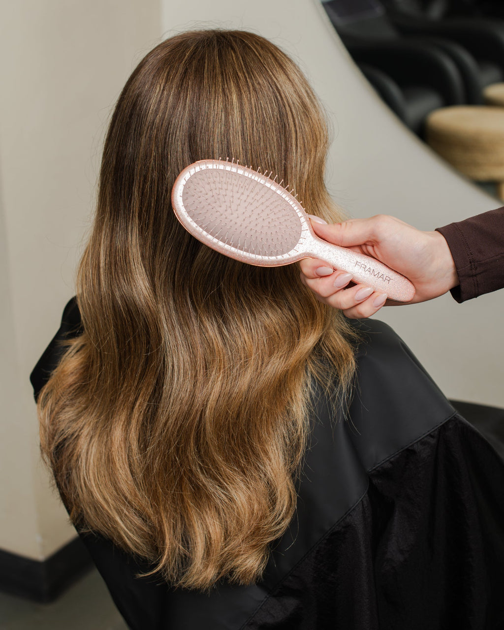 Rose Gold Glitter - Detangle Brush
