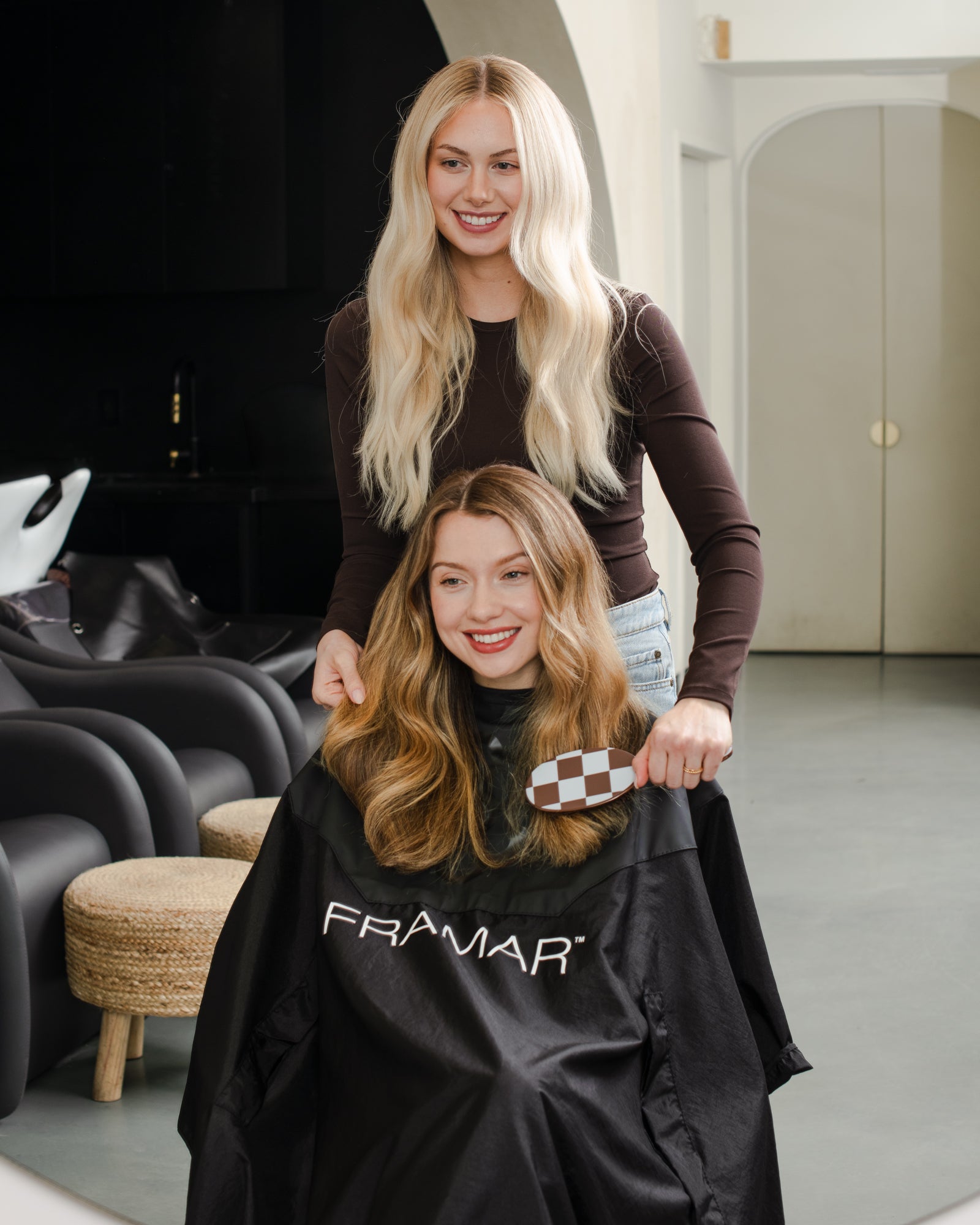 Checked Out Chocolate - Detangle Brush