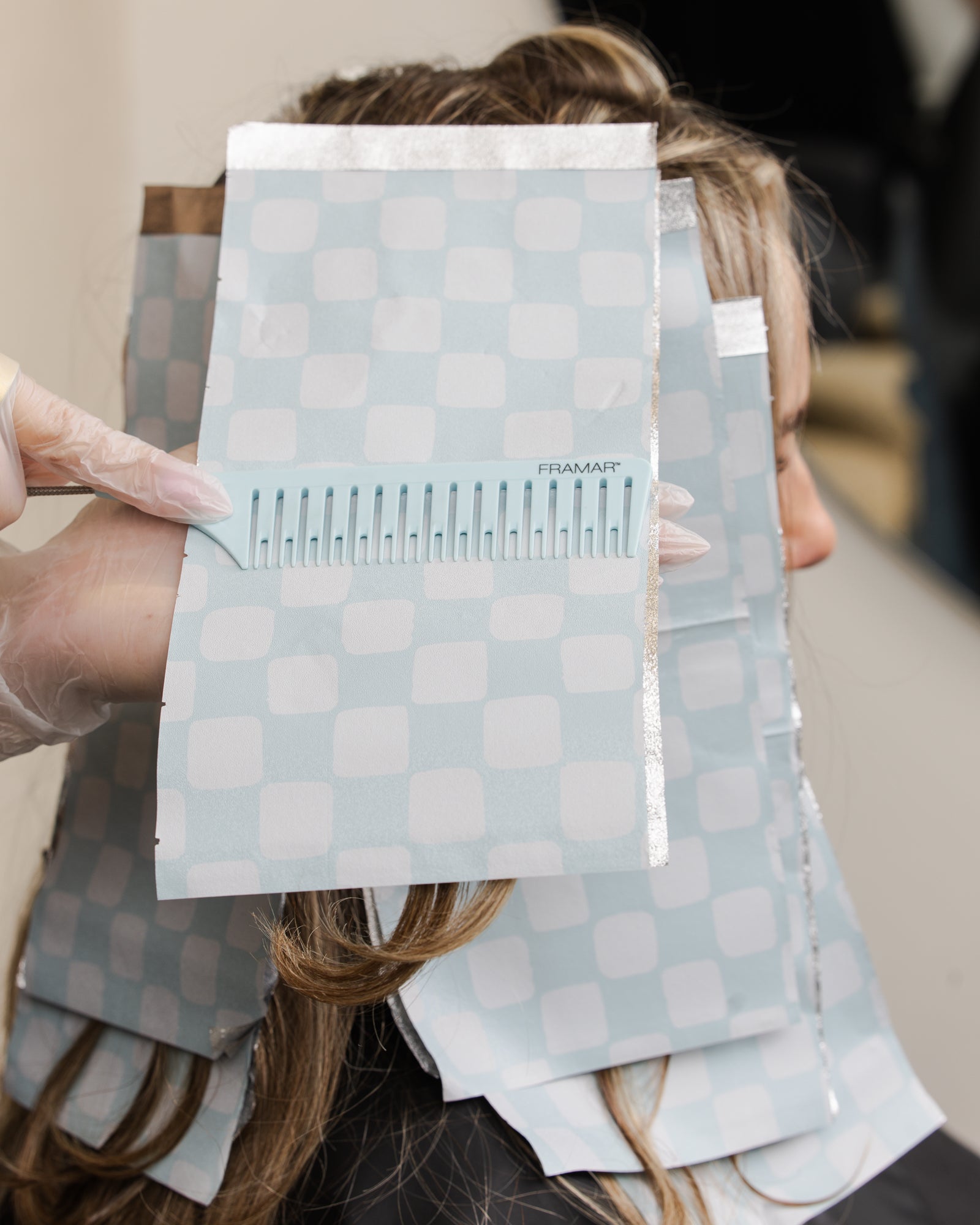5x11 Pop Up - Light Blue Check