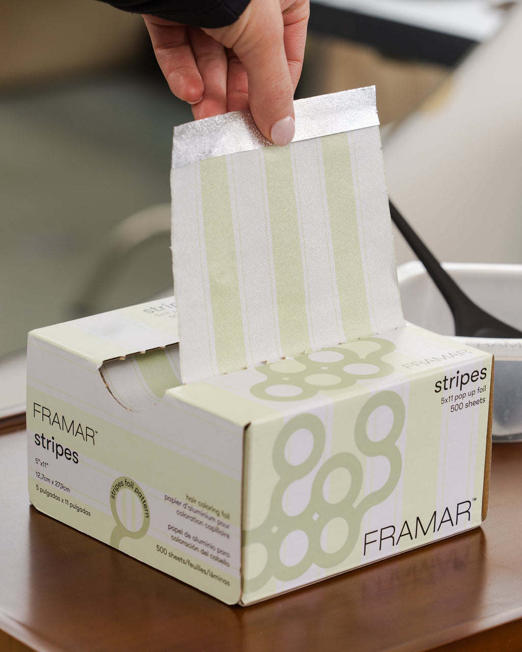 5x11 Pop Up - Celery Stripes
