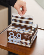 5x11 Blue Chocolate Stripes