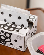 5x11 Pop Up - Black & White Dots