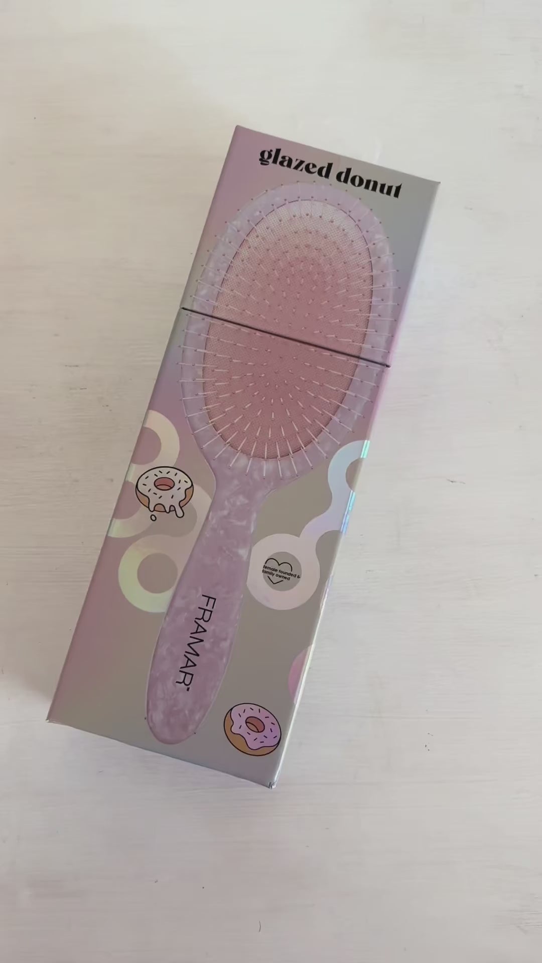 Glazed Donut - Detangle Brush UGC video