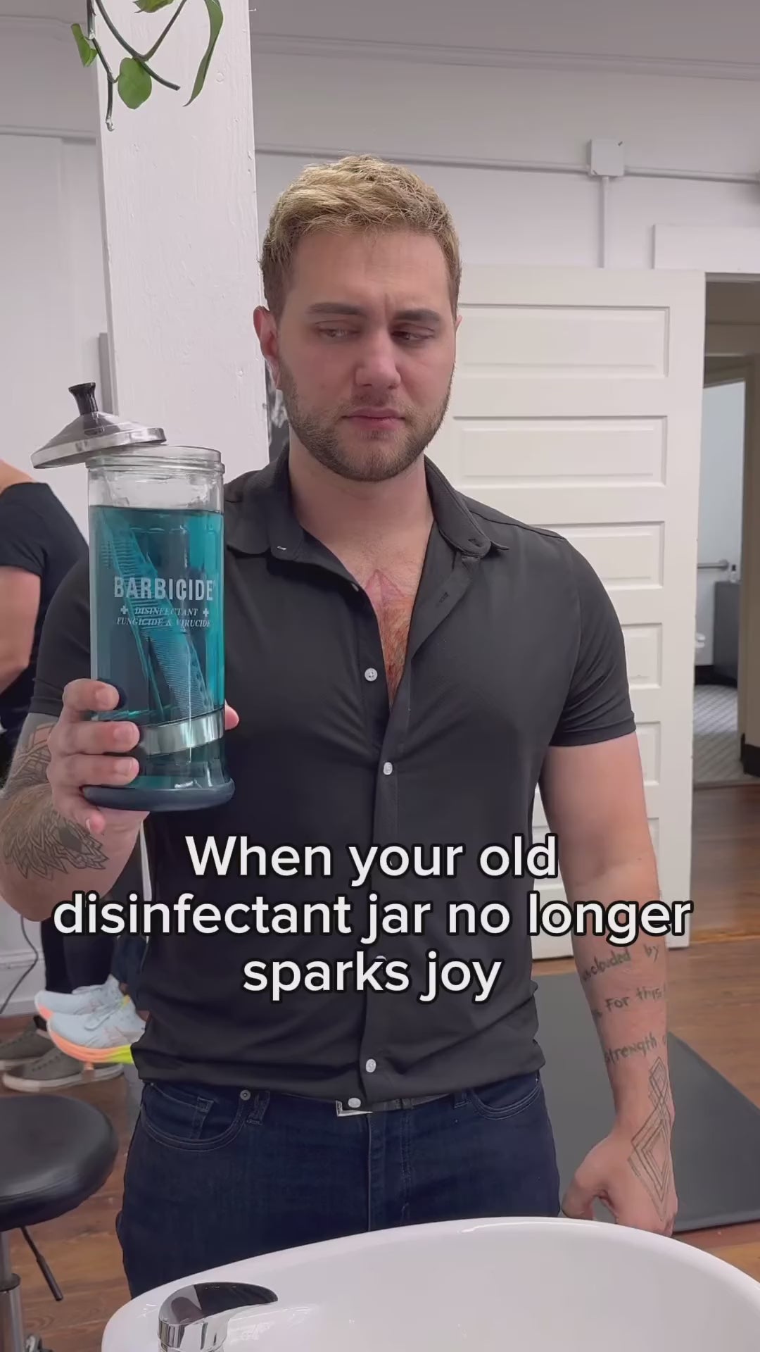 Disinfectant Jar UGC video
