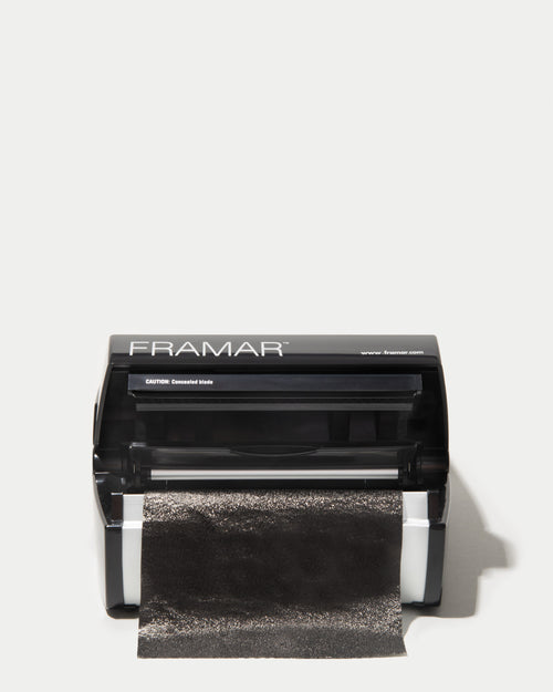 Fold freak dispenser, framar fold freak, foil dispenser and cutter, foil holder and cutter, aluminum foil dispenser, aluminum foil dispenser with cutter, foil cutter dispenser, foil cutting machine, foil dispenser for hairdressers, foil dispenser for salon, dispenser foil dispenser, framar foil dispenser instructions, foil roll dispenser-original