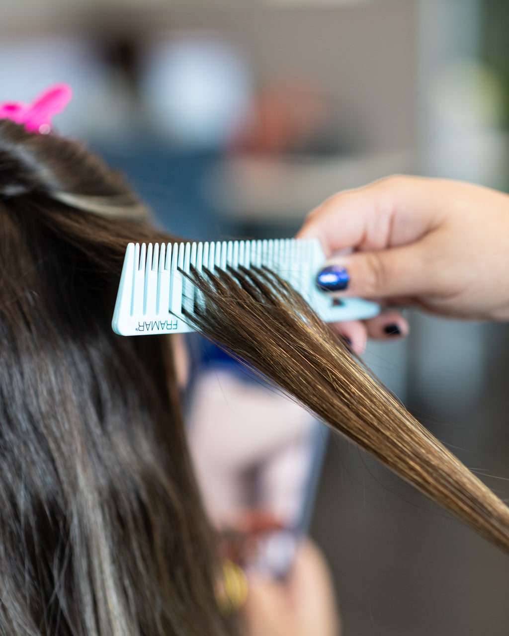 Comb brush, highlighting comb, comb for hair, comb hair brush, comb in hair dye, comb my hair, comb with pick, comb with metal end, comb with handle, highlighting with a comb, highlight brush comb, highlighting comb, framar highlighting comb