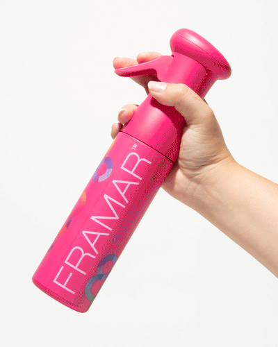 GIF, Pink spray bottle, Spray bottle, spray bottle curly hair, spray bottle continuous, spray bottle for hair, spray bottle for plants, spray bottle hair, spray bottle spraying-hover