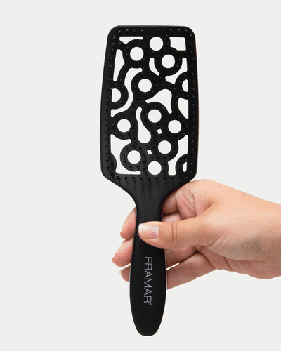 GIF, Vented brush, vent hair brush benefits, Hair brush, hair brush to blow dry, hair brush to smooth hair, hair brush with holes, hair brush without cushion, vent brush curved, vent brush dryer, vent brush for hair, are vent brushes good, vent brush hair, vent brush how to use, vented wet brush-hover